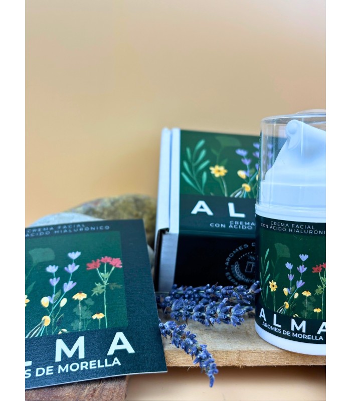 Crema facial con ácido hialurónico. Comprar online en AromesDeMorella