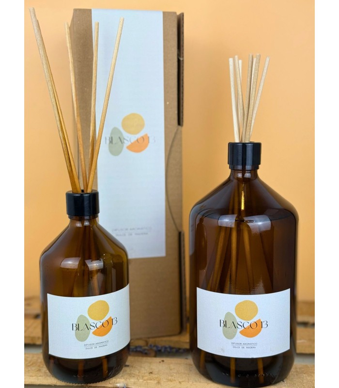 Mikado Premium BLASCO13 , perfuma como nuestra historia. MADERA DULCE.
