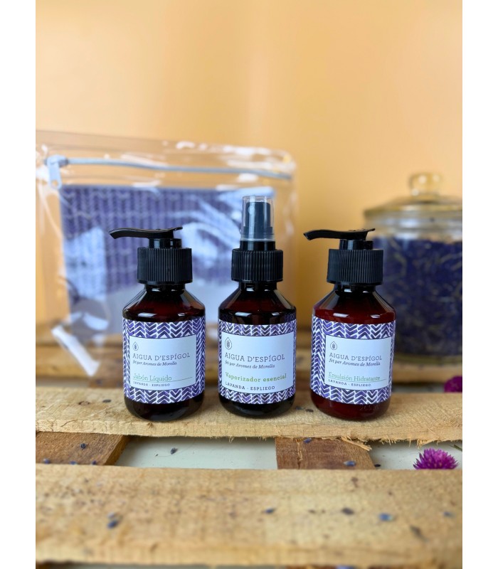 Pack de Baño Vapo Esencial , cosmética saludable. Lavanda y Espigol.