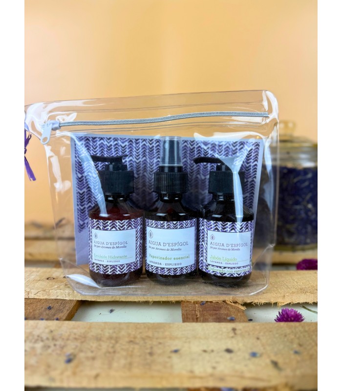 Pack de Baño Vapo Esencial , cosmética saludable. Lavanda y Espigol.
