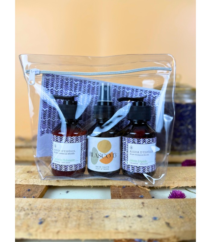 Pack de Baño Blasco13, cosmética saludable y perfume amaderado y dulce