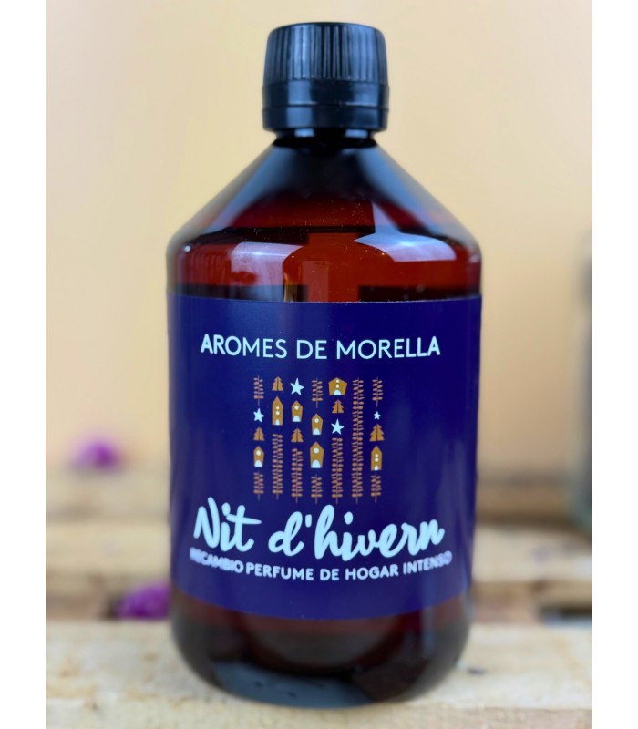 Recambio PERFUME HOGAR  NIT D'HIVERN 1000ml, Agua de nieve especiada.