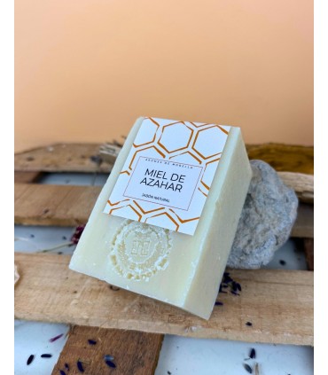 Jabón Natural Miel de Azahar 250gr, PIEL SECA