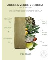 Jabón Natural Arcilla verde y  Jojoba,100gr, REGULADOR ,piel GRASA