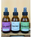 Aceite Aromaterapia EQUILIBRIO, bienestar con tallos, hojas y violetas