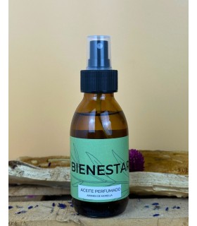 Aceite Aromaterapia BIENESTAR, té de roca, enebro y aceite de sésamo.