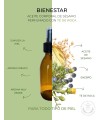 Aceite Aromaterapia BIENESTAR, té de roca, enebro y aceite de sésamo.