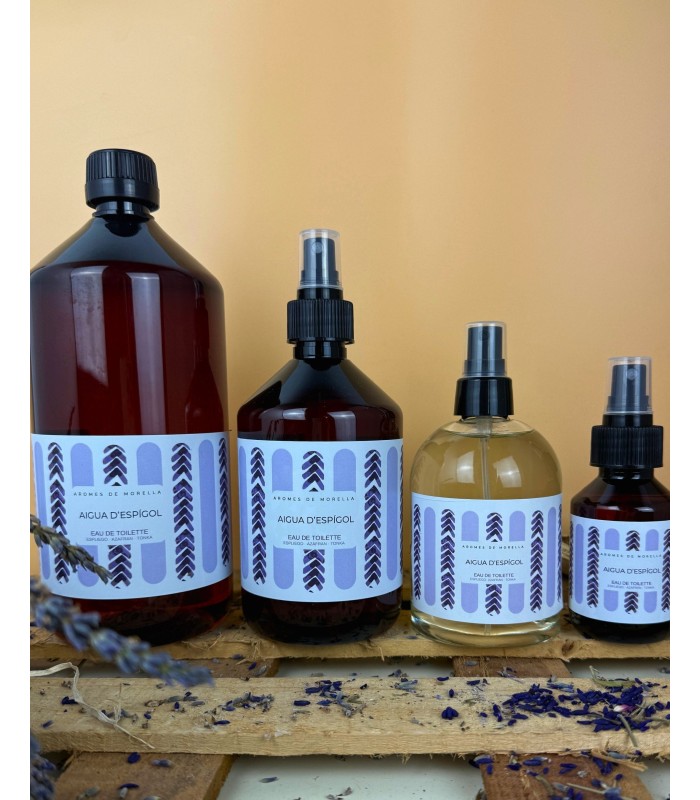 Eau de Toilette Aigua d'Espígol-Perfume natural de Lavanda.