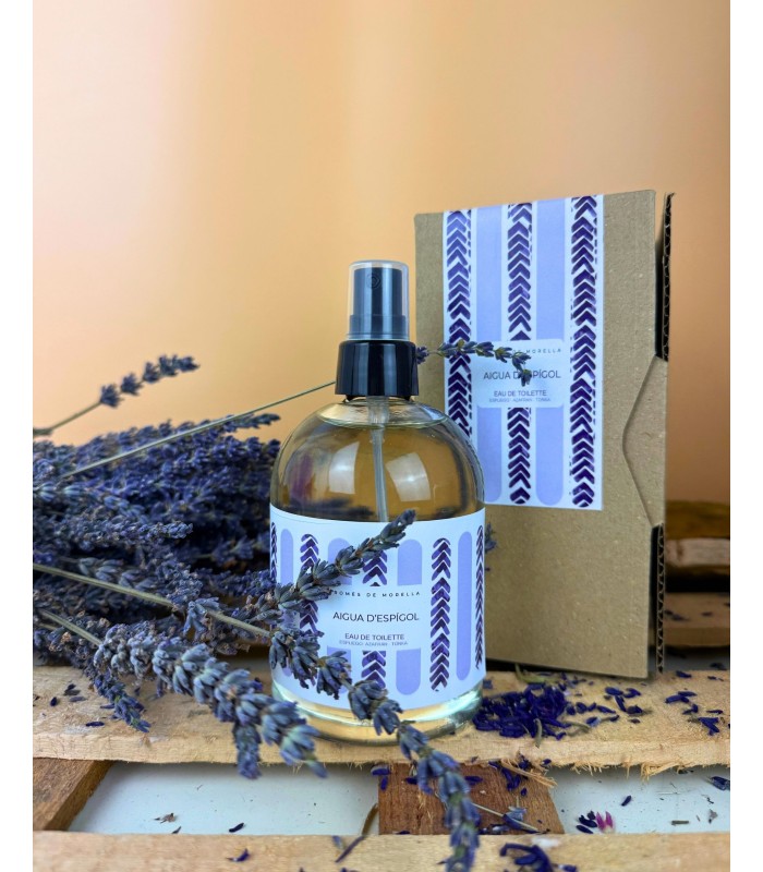 Eau de Toilette Aigua d'Espígol-250-Perfume natural de Lavanda.