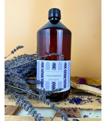 Eau de Toilette Aigua d'Espígo-1 L-Perfume natural de Lavanda.
