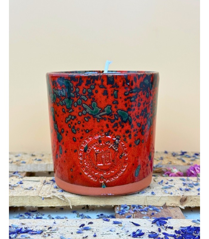 Moments de llum, vela artesanal perfumada, Foc dHivern, VASO
