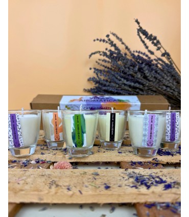 CATA AROMÁTICA con 6 velas- EXPERIENCIA perfumada con velas naturales!
