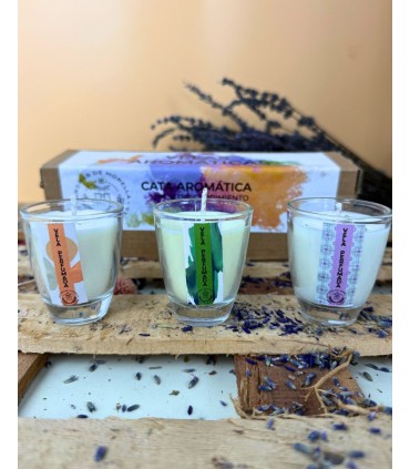 CATA AROMÁTICA con 3 velas- EXPERIENCIA perfumada con velas naturales!
