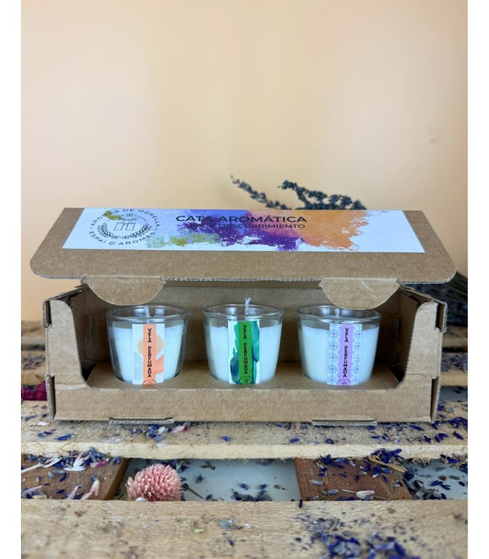 CATA AROMÁTICA con 3 velas- EXPERIENCIA perfumada con velas naturales!