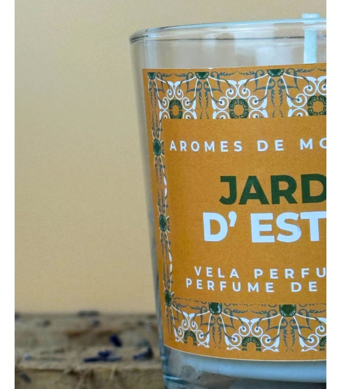 Vela Artesanal JARDÍ D'ESTIU 225 g | 100% soja  | Aromes de Morella