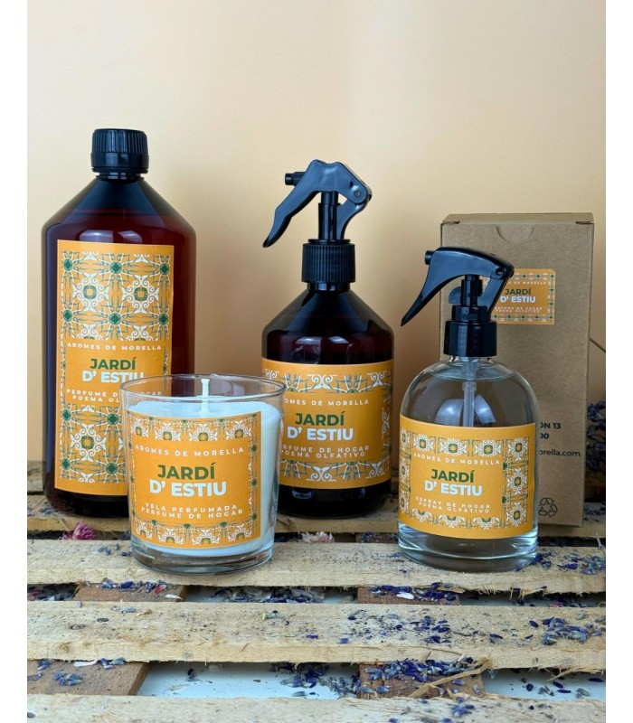 Espray Hogar Jardí d'Estiu | Perfume de hogar con cítrico y albahaca.