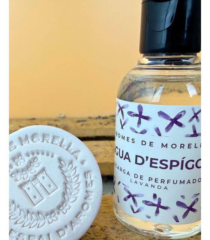 Pack  Perfumador de coche LAVANDA . Aceites desde Morella