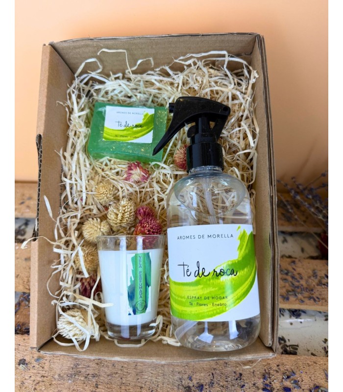 Pack Aromático Espray de Hogar Té de Roca | Aromes de Morella