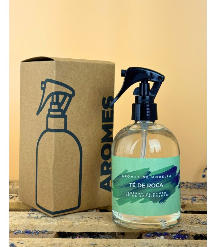 Spray de hogar de Té de Roca con aceites. Comprar en AromesDeMorella